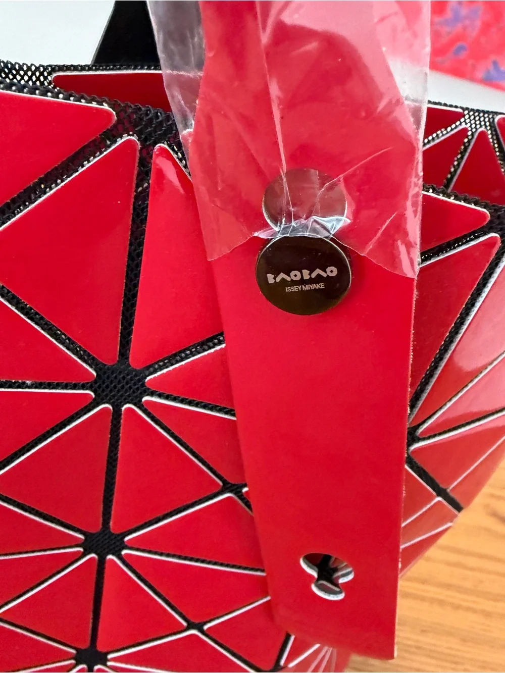 NWT Bao Bao Issey Miyake inspired red purse - Picture 7 of 11